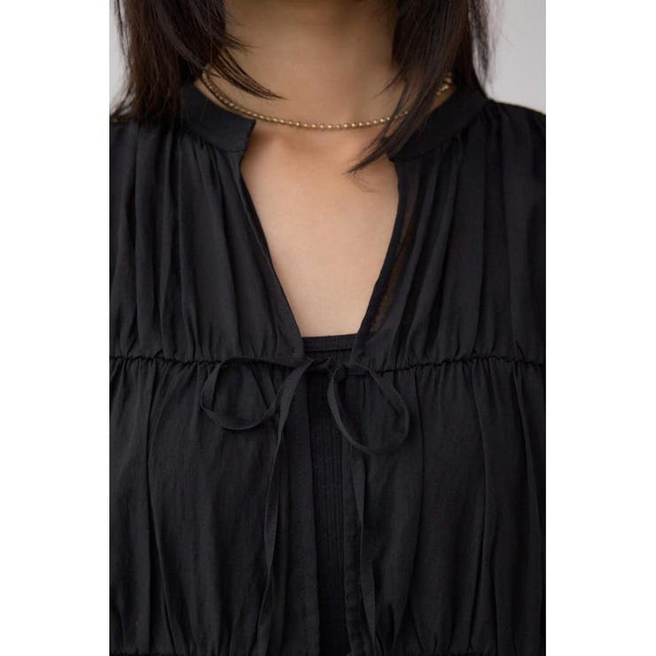 フロントリボン長袖シャツカーディガン | AZUL BY MOUSSY | 詳細画像18 