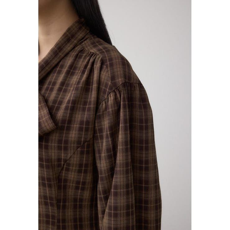 チェックボウタイワンピース | AZUL BY MOUSSY | 詳細画像22 