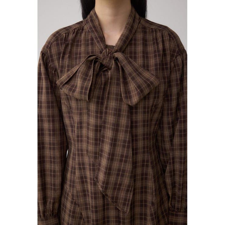 チェックボウタイワンピース | AZUL BY MOUSSY | 詳細画像20 