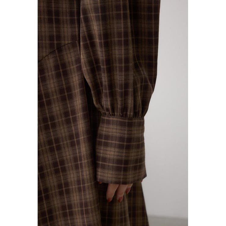 チェックボウタイワンピース | AZUL BY MOUSSY | 詳細画像23