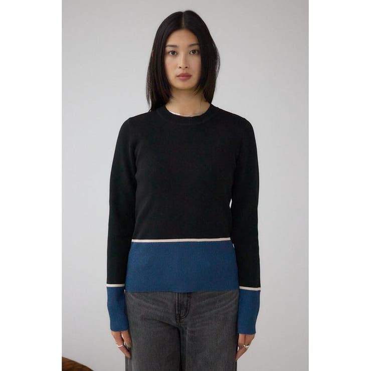 ラメバイカラーニットトップス | AZUL BY MOUSSY | 詳細画像15 