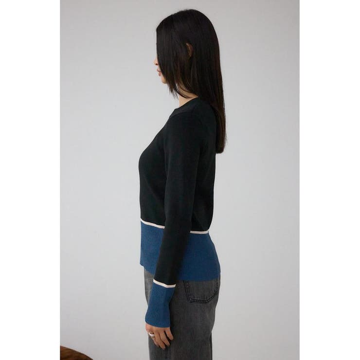 ラメバイカラーニットトップス | AZUL BY MOUSSY | 詳細画像16 