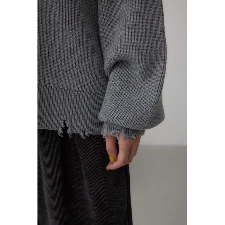 サイドZIPニットトップス | AZUL BY MOUSSY | 詳細画像30 