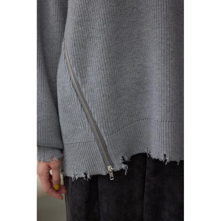 サイドZIPニットトップス | AZUL BY MOUSSY | 詳細画像31 