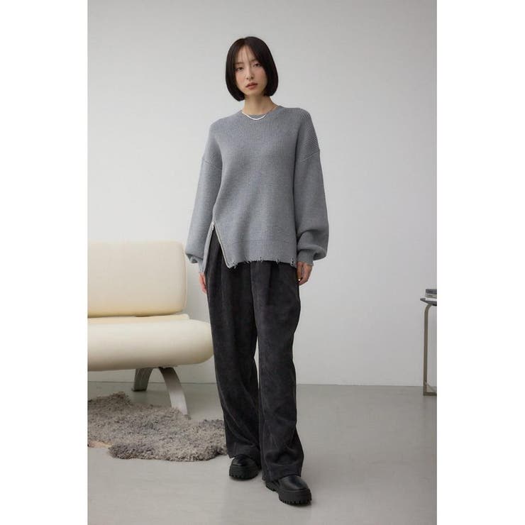 サイドZIPニットトップス | AZUL BY MOUSSY | 詳細画像24 