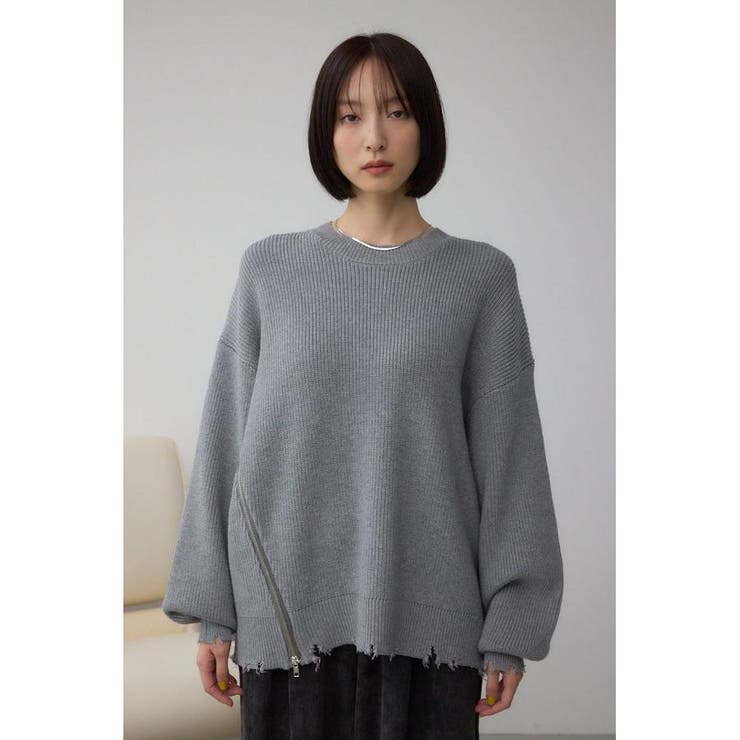 サイドZIPニットトップス | AZUL BY MOUSSY | 詳細画像25 