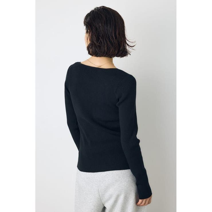 スクエアネックリブニット | AZUL BY MOUSSY | 詳細画像15 