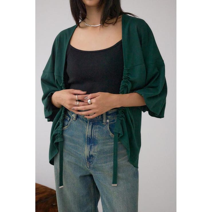 D/GRN3 | ドロストトッパーカーディガン | AZUL BY MOUSSY