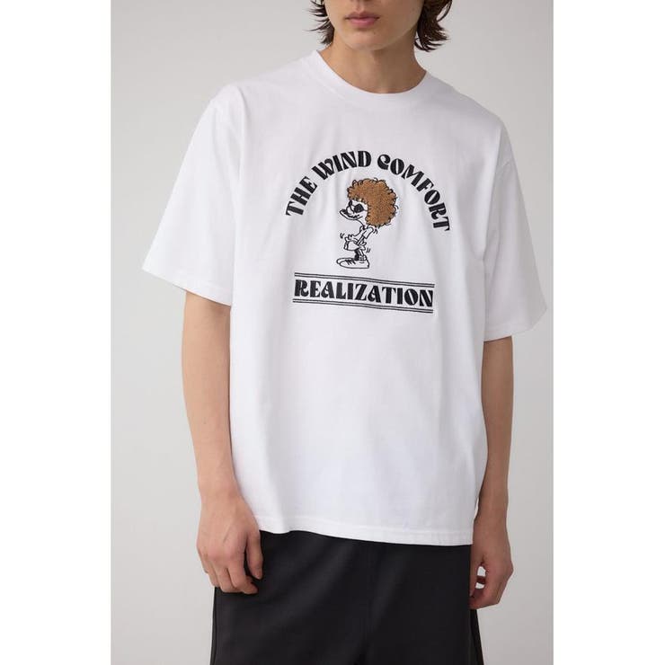 WHT | アフロオジサンTシャツ | AZUL BY MOUSSY