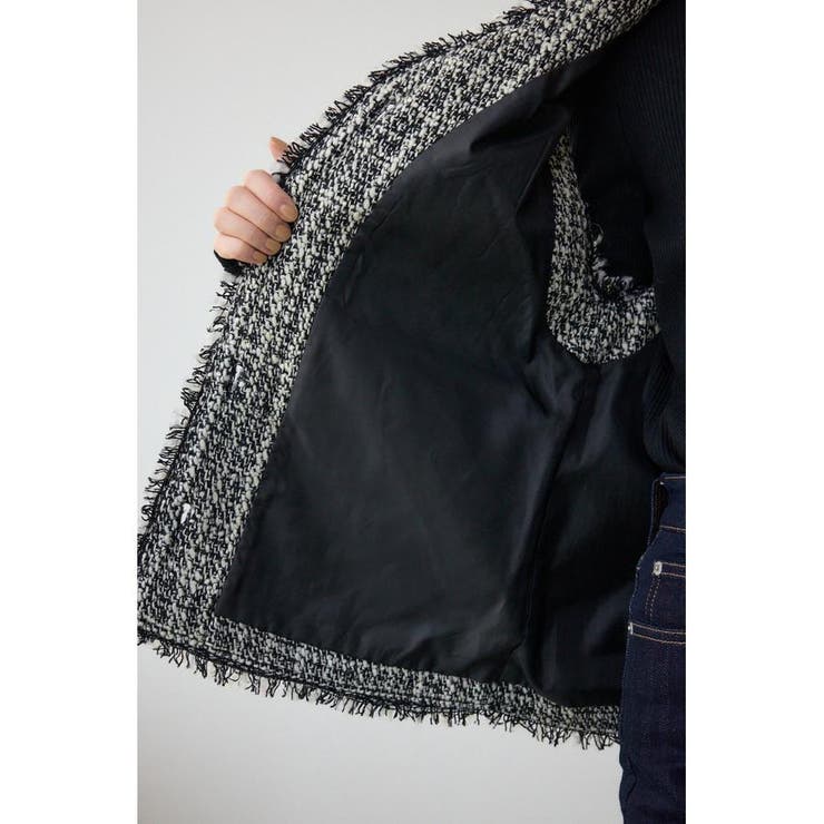 ツイードフリンジベスト | AZUL BY MOUSSY | 詳細画像11 