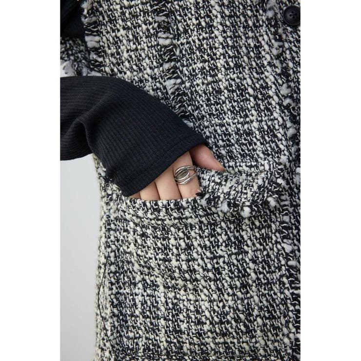 ツイードフリンジベスト | AZUL BY MOUSSY | 詳細画像10 