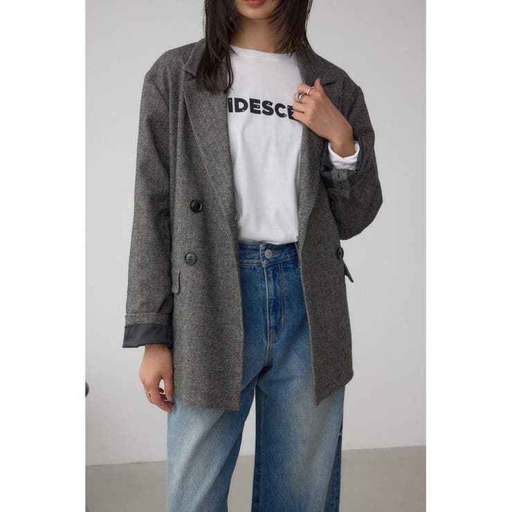 柄BLK5 | ダブルテーラードジャケット | AZUL BY MOUSSY