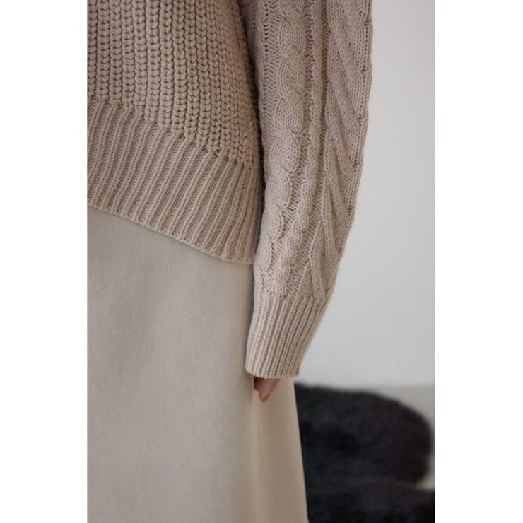 スイッチングフリンジニット | AZUL BY MOUSSY | 詳細画像10 