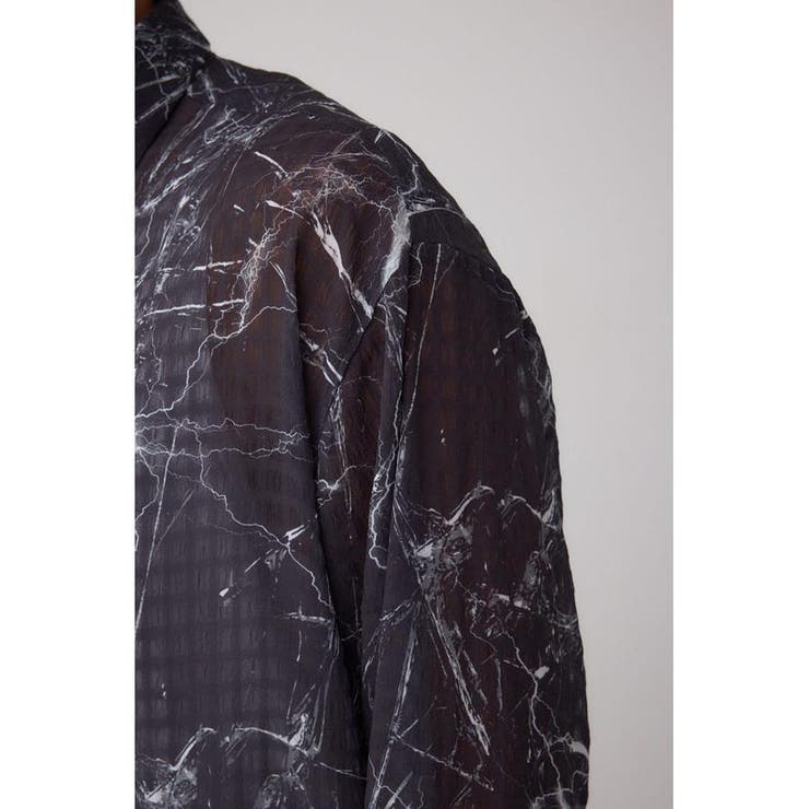 シアーマーブル総柄シャツ | AZUL BY MOUSSY | 詳細画像20 