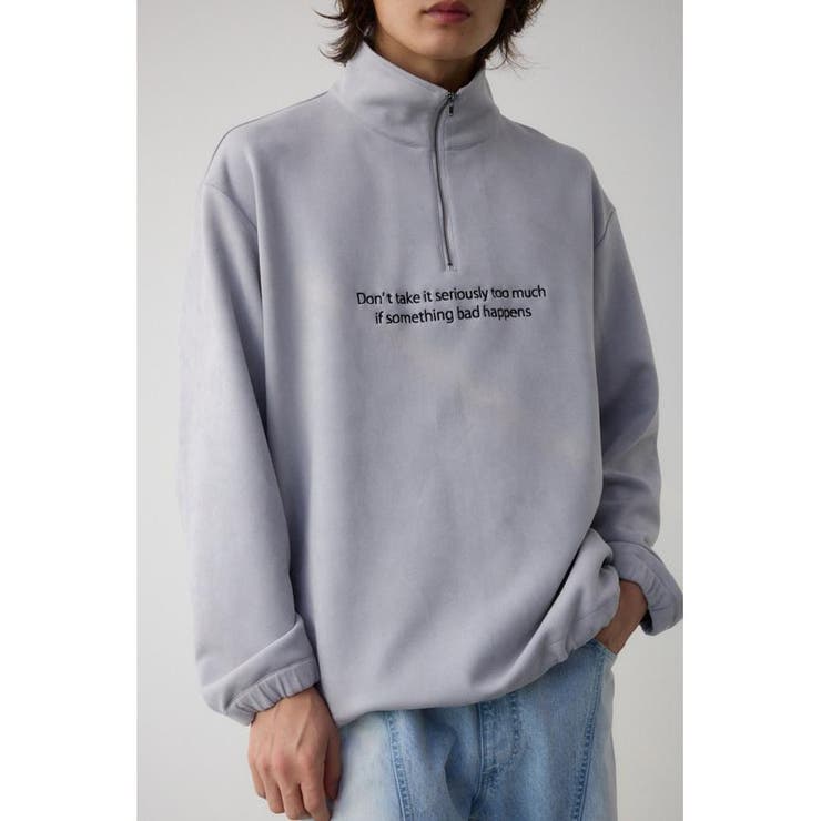 フェイクスウェードハーフジッププルオーバー | AZUL BY MOUSSY | 詳細画像27 