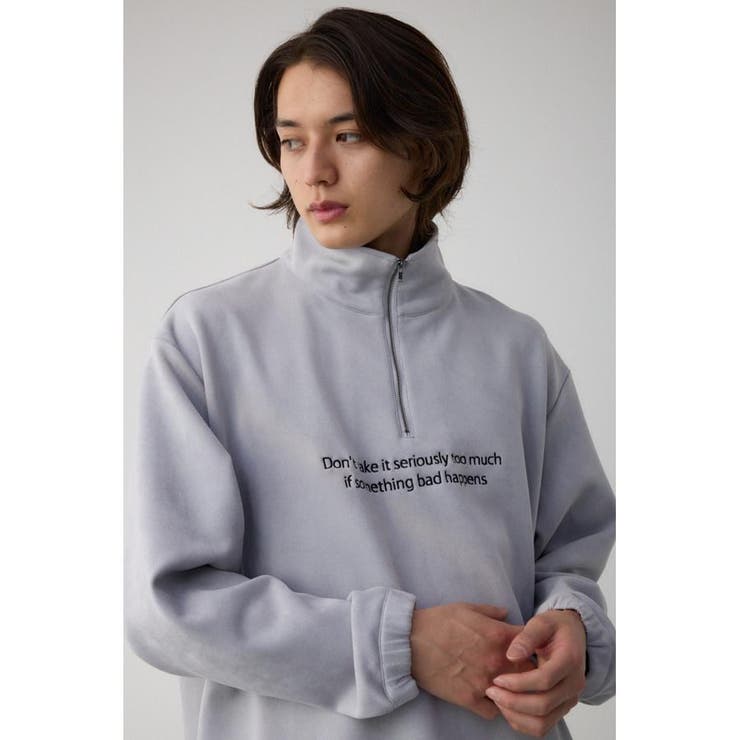 フェイクスウェードハーフジッププルオーバー | AZUL BY MOUSSY | 詳細画像28 