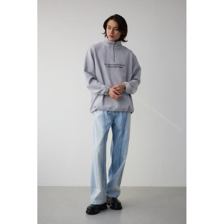 フェイクスウェードハーフジッププルオーバー | AZUL BY MOUSSY | 詳細画像30 