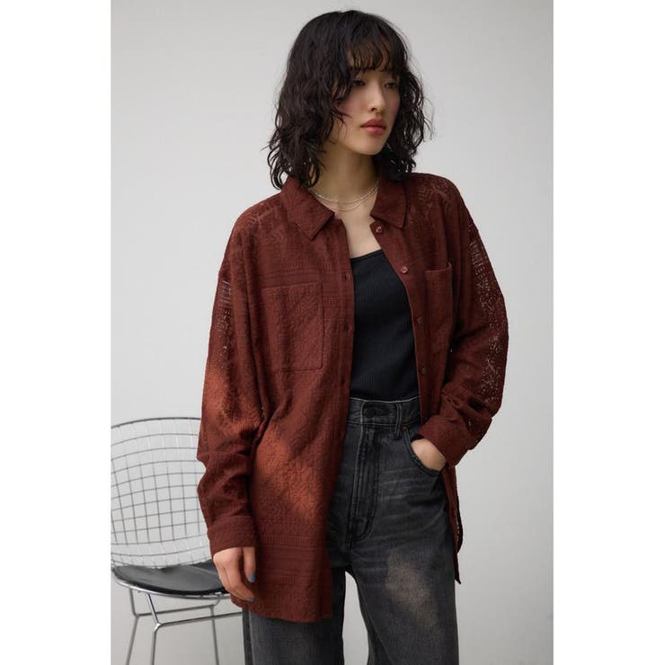 コットンレースシャツ | AZUL BY MOUSSY | 詳細画像24 