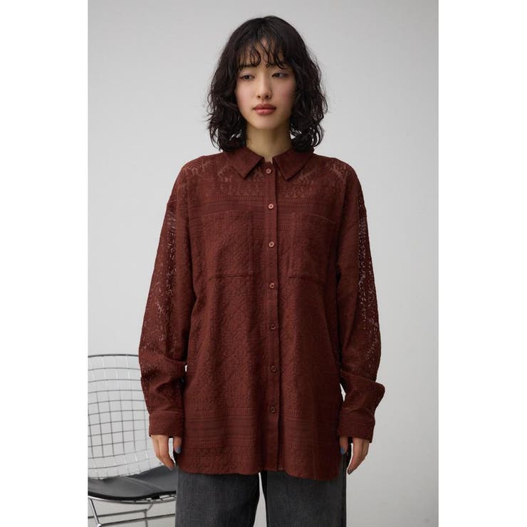 コットンレースシャツ | AZUL BY MOUSSY | 詳細画像26 