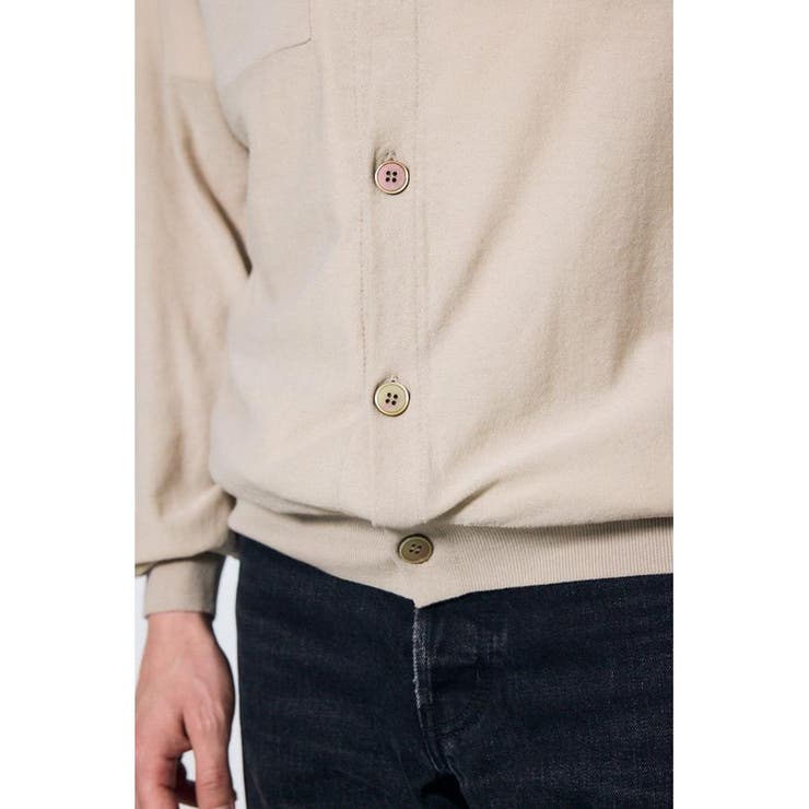 衿付きサファリニットカーディガン | AZUL BY MOUSSY | 詳細画像35 