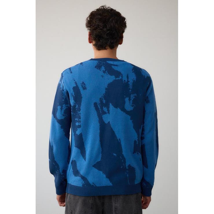 総柄スリムフィットカーディガン | AZUL BY MOUSSY | 詳細画像31 