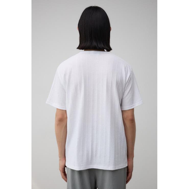 シャドウストライプクルーネックTシャツ | AZUL BY MOUSSY | 詳細画像7 