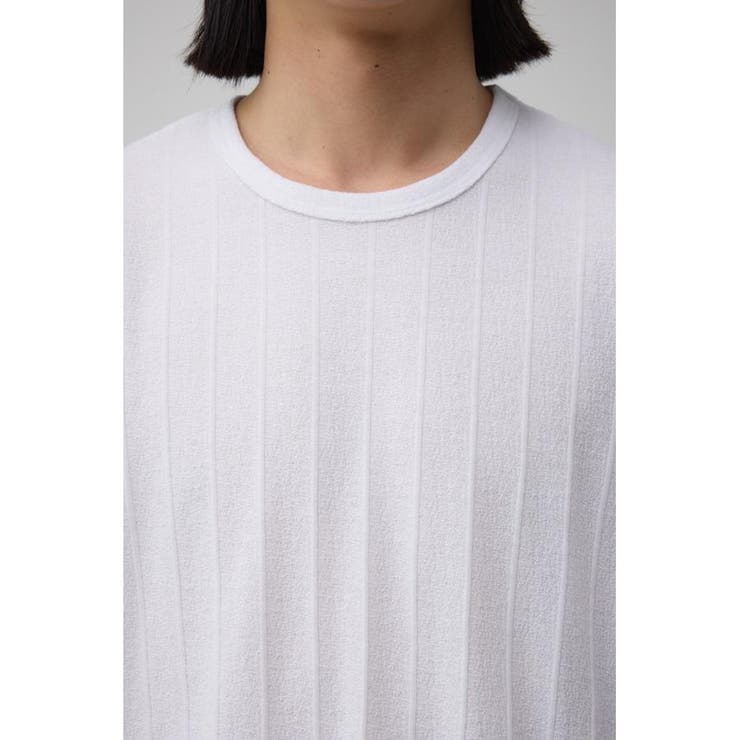 シャドウストライプクルーネックTシャツ | AZUL BY MOUSSY | 詳細画像8 