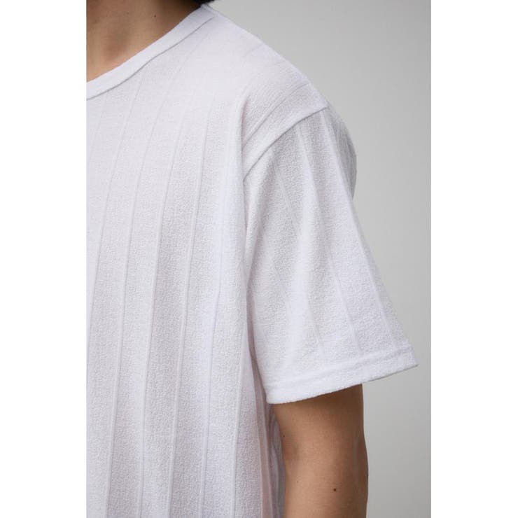 シャドウストライプクルーネックTシャツ | AZUL BY MOUSSY | 詳細画像9 