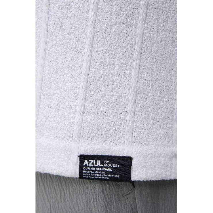 シャドウストライプクルーネックTシャツ | AZUL BY MOUSSY | 詳細画像10 