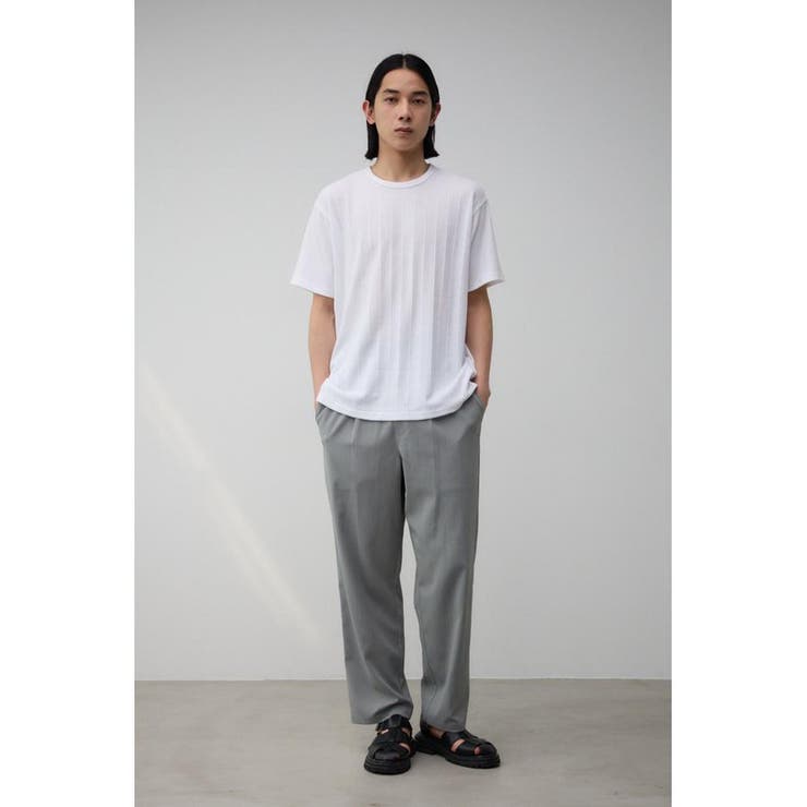 シャドウストライプクルーネックTシャツ | AZUL BY MOUSSY | 詳細画像4 