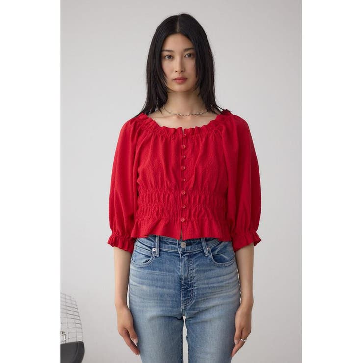 ギャザーフリル2WAYブラウス | AZUL BY MOUSSY | 詳細画像30 