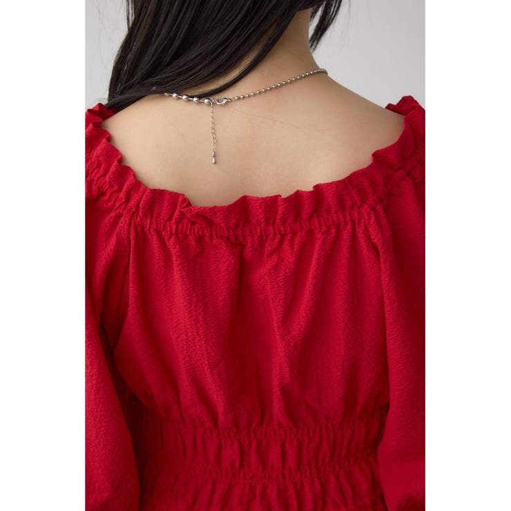 ギャザーフリル2WAYブラウス | AZUL BY MOUSSY | 詳細画像34 