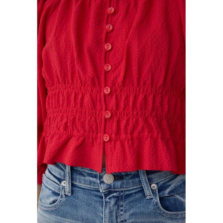 ギャザーフリル2WAYブラウス | AZUL BY MOUSSY | 詳細画像36 