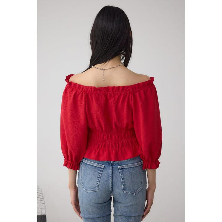 ギャザーフリル2WAYブラウス | AZUL BY MOUSSY | 詳細画像38 