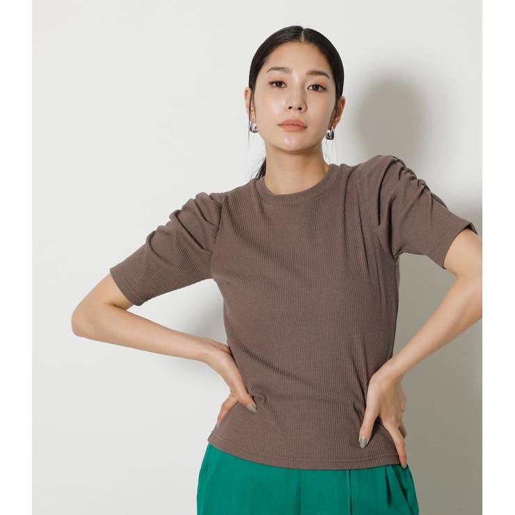 PUFF GATHER SLEEVE TOPS[品番：AZLW0018986]｜AZUL BY  MOUSSY（アズールバイマウジー）のレディースファッション通販｜SHOPLIST（ショップリスト）