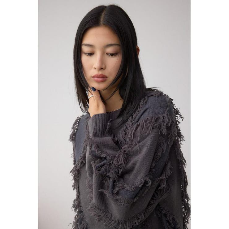 フリンジデザインニットトップス | AZUL BY MOUSSY | 詳細画像22 