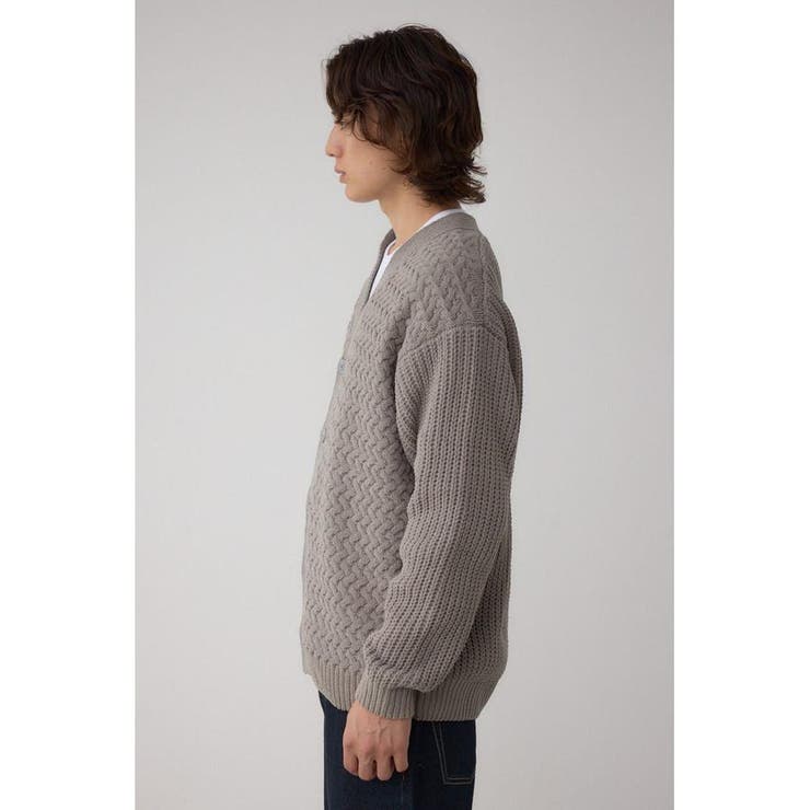 バスケット編みマットモールカーディガン | AZUL BY MOUSSY | 詳細画像28 