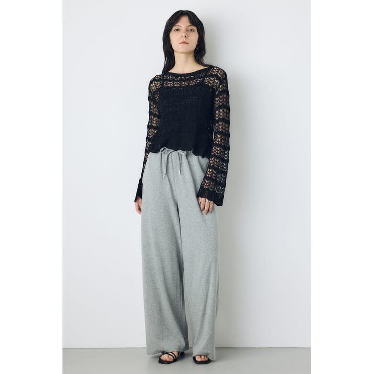 クロシェフレアスリーブニットトップス | AZUL BY MOUSSY | 詳細画像15 