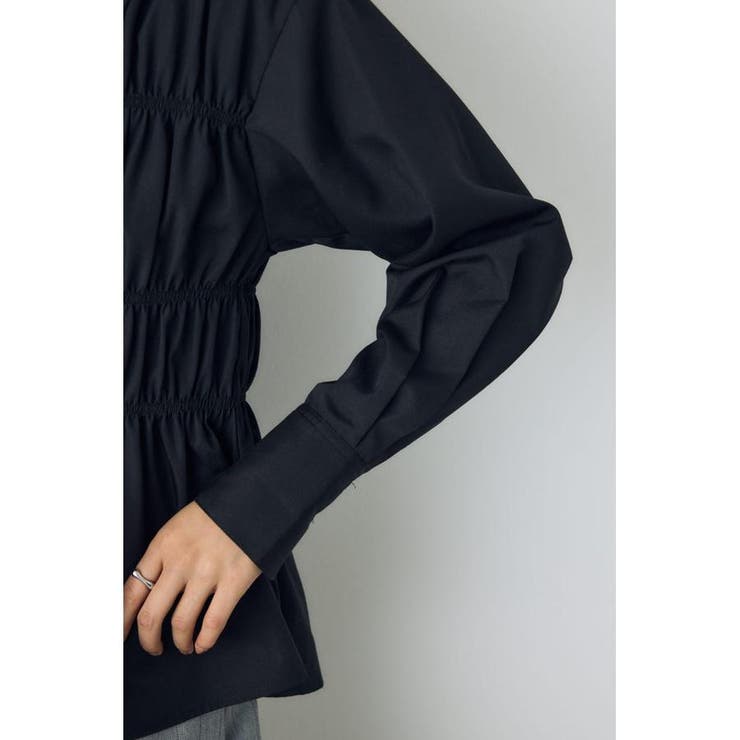 シャーリングデザイン長袖シャツ | AZUL BY MOUSSY | 詳細画像19 