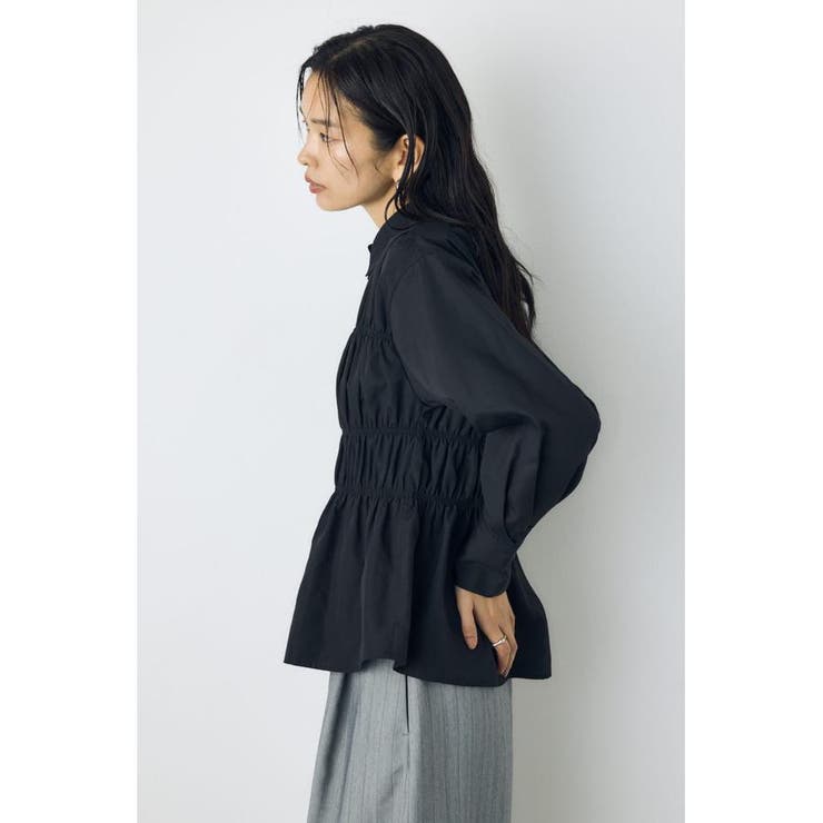 シャーリングデザイン長袖シャツ | AZUL BY MOUSSY | 詳細画像13 