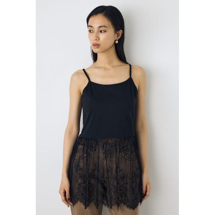 BLK | インナーレースキャミソール | AZUL BY MOUSSY