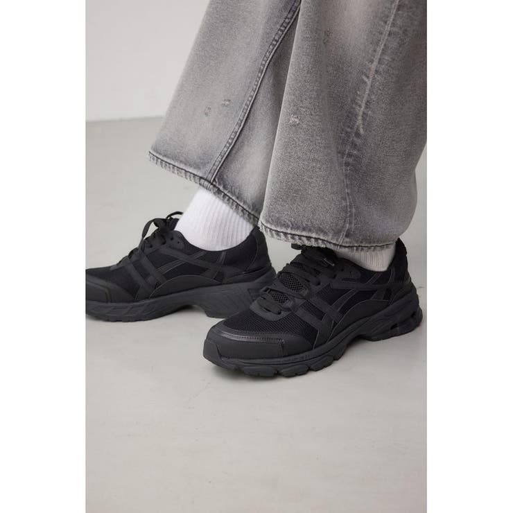 BLK | ミックスマテリアルスニーカー | AZUL BY MOUSSY