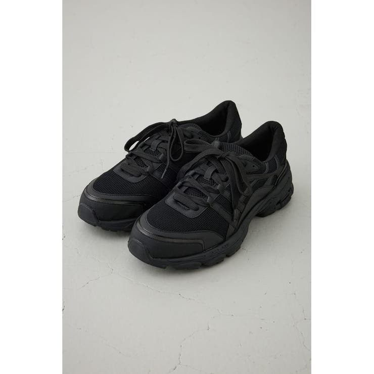 BLK | ミックスマテリアルスニーカー | AZUL BY MOUSSY