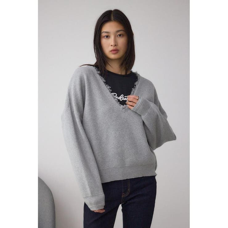 Vネックフリンジスウェッターニット | AZUL BY MOUSSY | 詳細画像25 