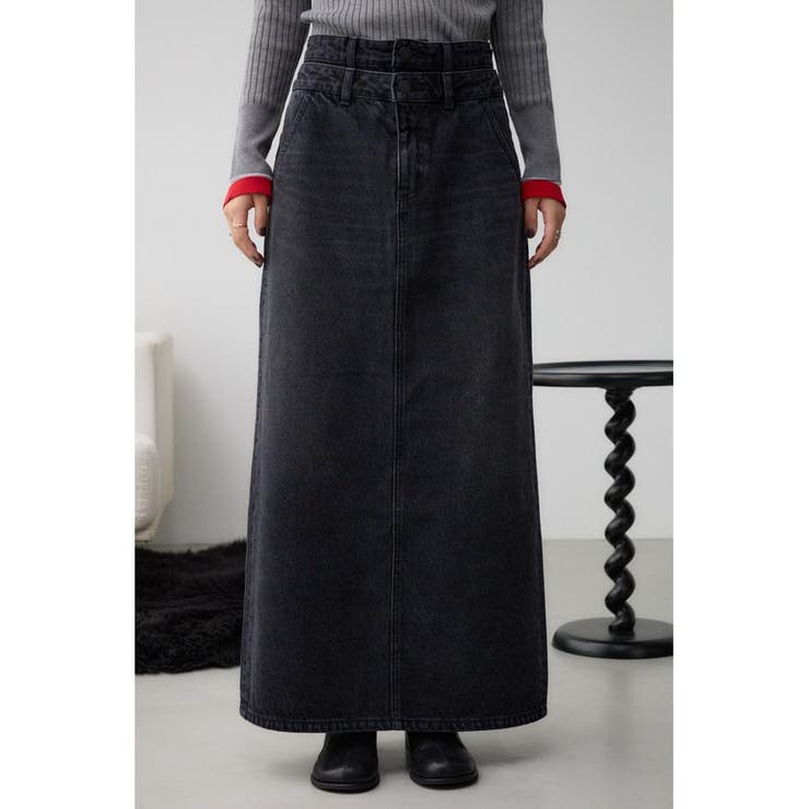 AZUL DENIM ダブルウエストデニムスカート | AZUL BY MOUSSY | 詳細画像5 