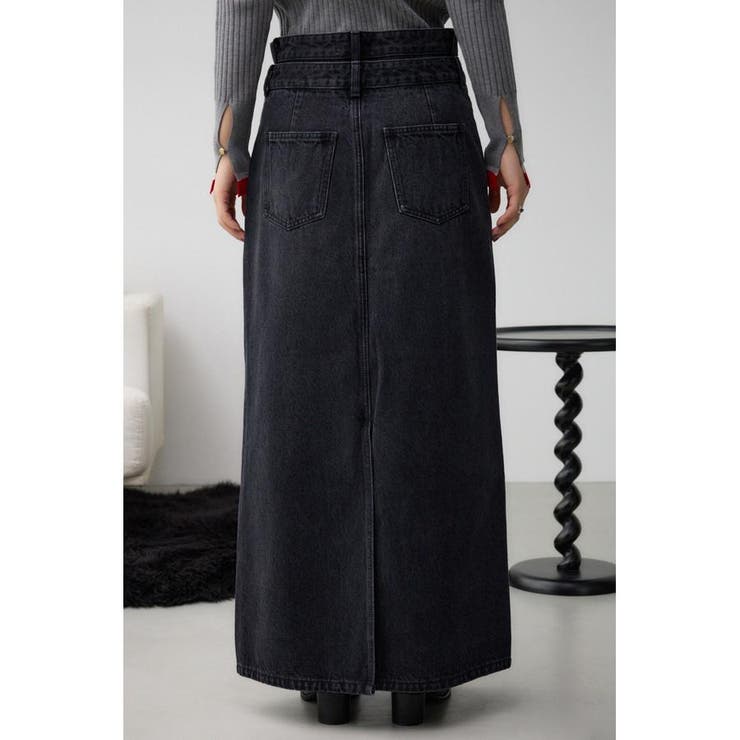 AZUL DENIM ダブルウエストデニムスカート | AZUL BY MOUSSY | 詳細画像7 