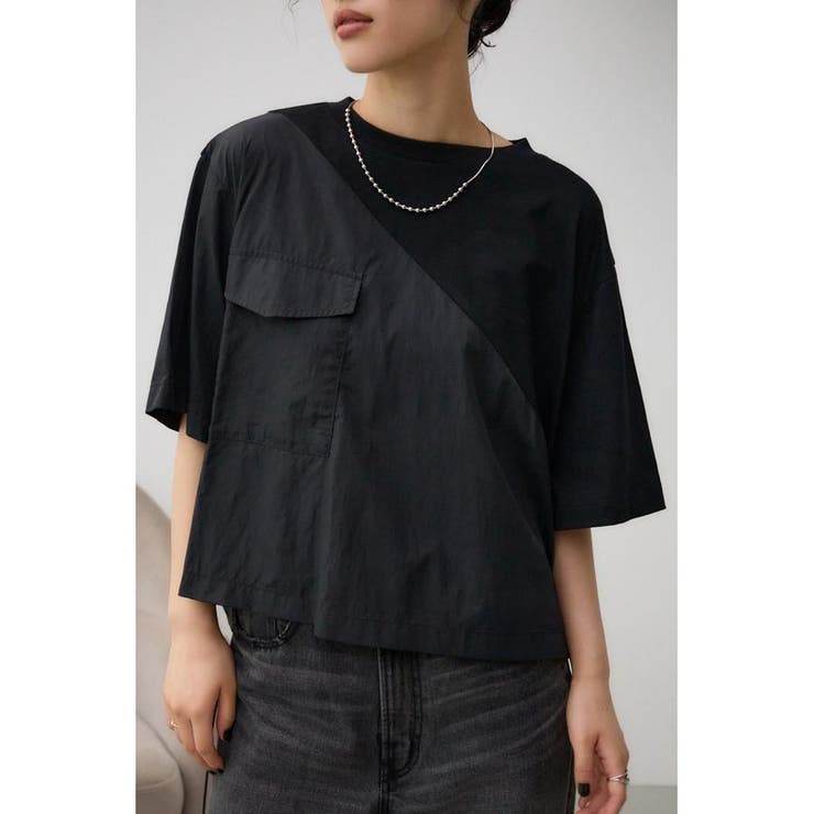 BLK | バイアスドッキングプルオーバー | AZUL BY MOUSSY