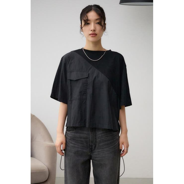 バイアスドッキングプルオーバー | AZUL BY MOUSSY | 詳細画像4 