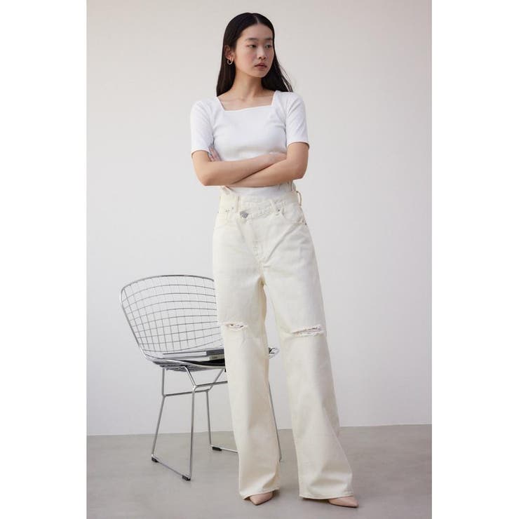 AZUL DENIM ダメージラップデニム | AZUL BY MOUSSY | 詳細画像4 