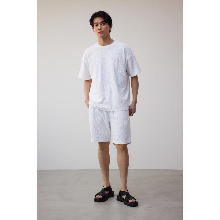 ロゴ総柄パイルトップス | AZUL BY MOUSSY | 詳細画像3 